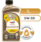 TotalEnergies Quartz Ineo Long Life 5W-30, Huile moteur essence et Diesel, 1 litre