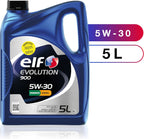 ELF EVOLUTION 900 5W-30, Huile moteur essence et Diesel, 5 litres