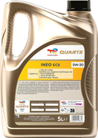 TotalEnergies Quartz Ineo ECS 5W-30, Huile moteur essence et Diesel, 5 litres