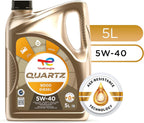 TotalEnergies Quartz 9000 Diesel 5W-40, Huile moteur, 5 litres