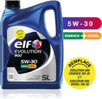 ELF EVOLUTION 900 5W-30, Huile moteur essence et Diesel, 5 litres