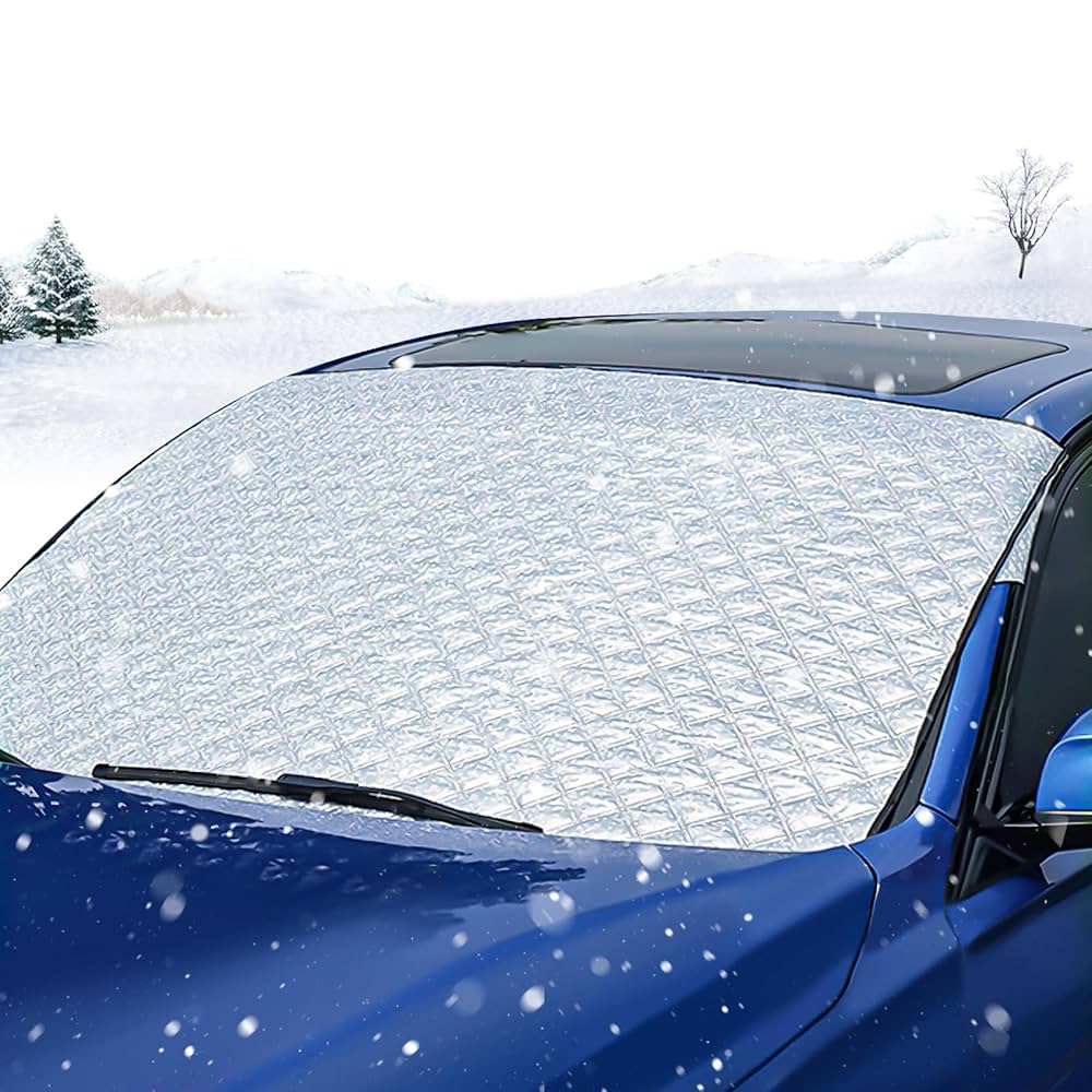 PROTECTION PARE-BRISE HIVER RENFORCÉE – housse magnétique anti-neige, givre et glace pour voiture MasCar