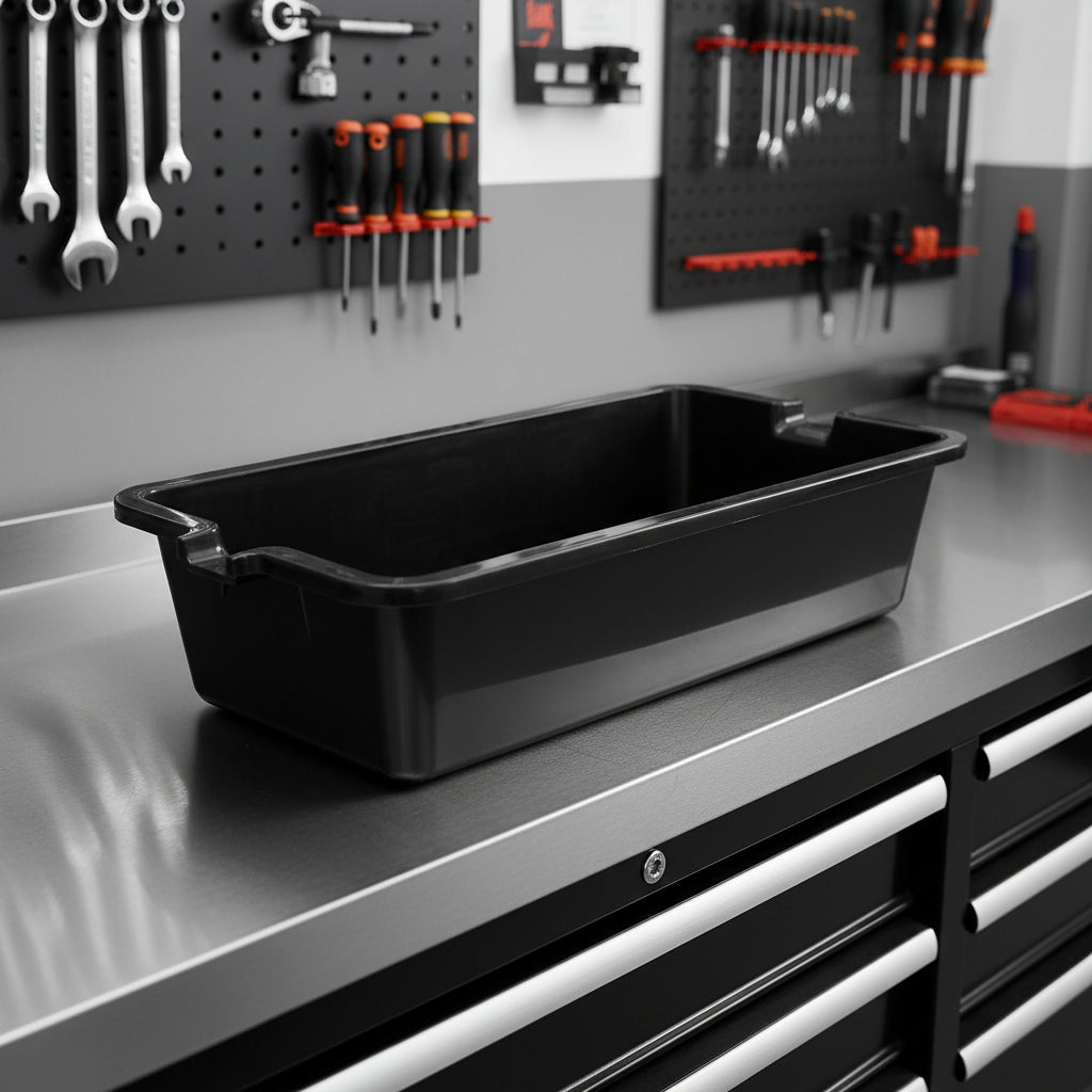 Car Oil Drain Pan 6L Waste Oil Collection Tray Oil Changes Pan Garage Truck Repairing for Truck Motorcycle Cleaning Storage Pan MasCar