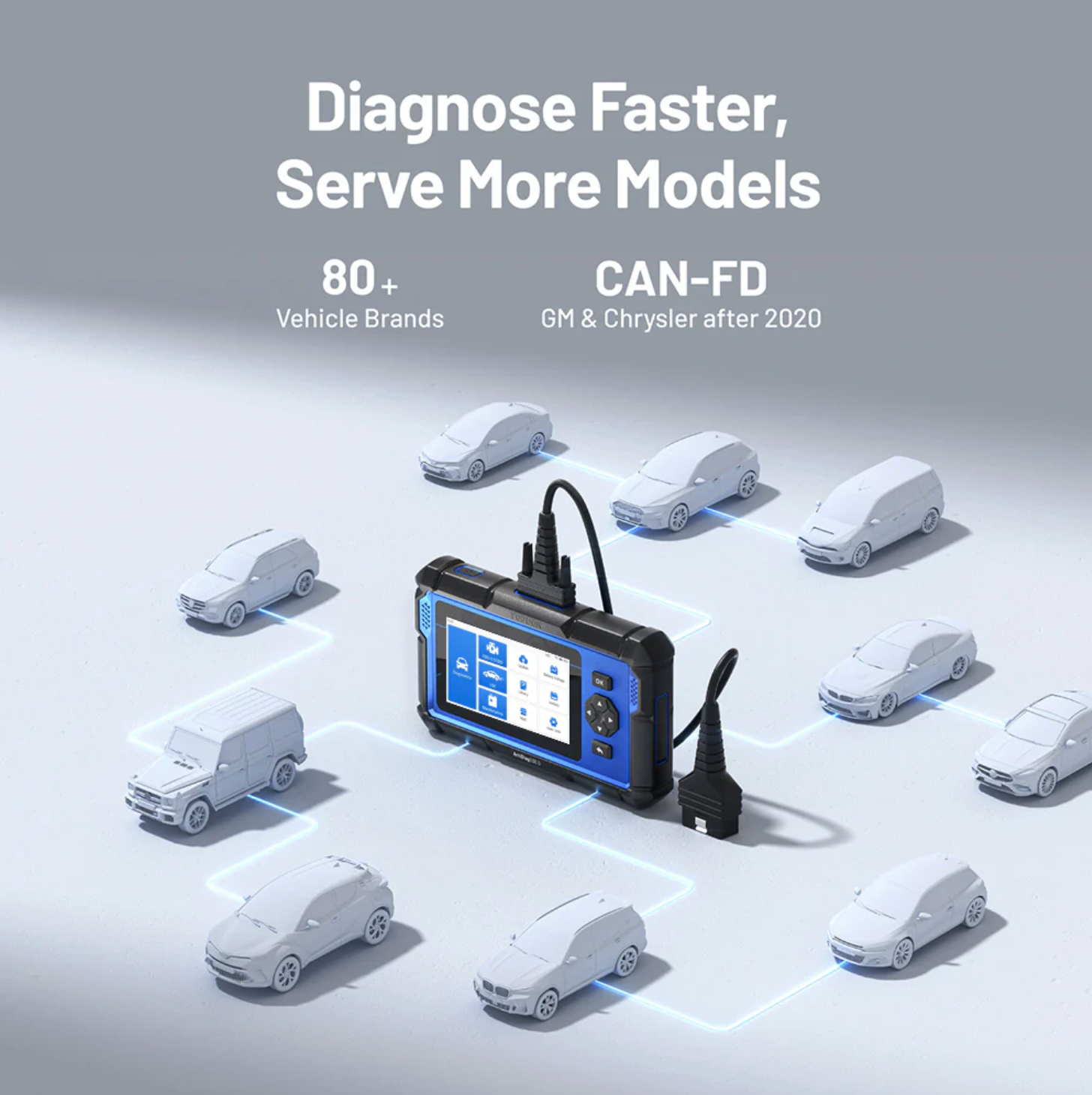 TOPDON ArtiDiag 600S – Valise Diagnostic OBD2 Avancée MasCar