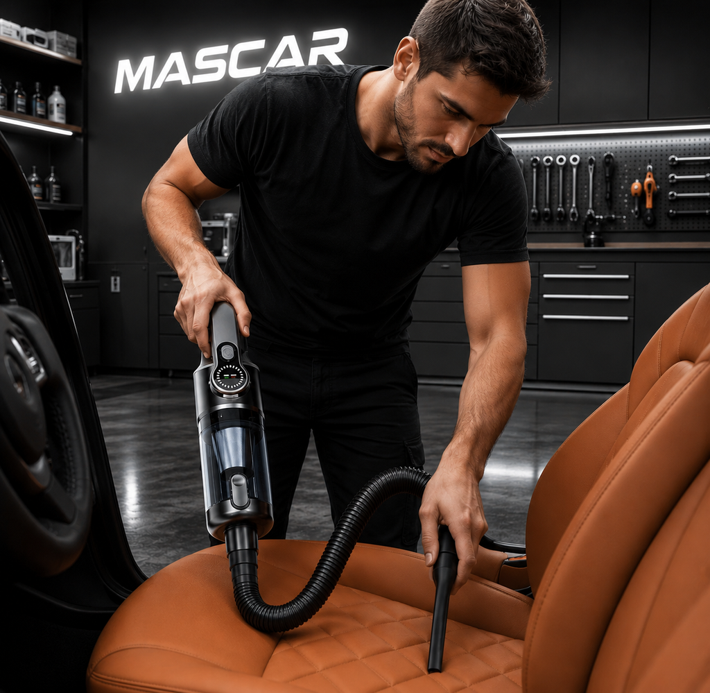 Aspirateur Voiture Sans Fil Haute Puissance – Portable & Compact MasCar