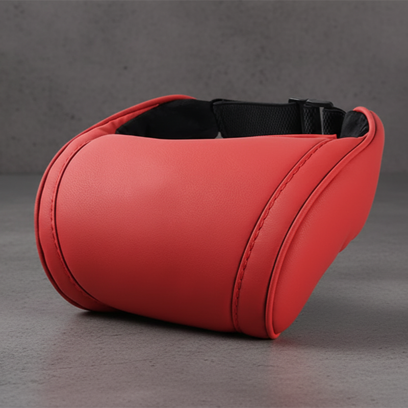 COUSSIN DE TÊTE EN CUIR MÉMOIRE DE FORME – Confort premium MasCar