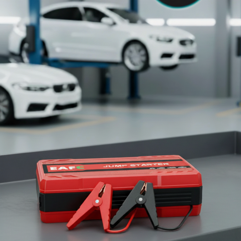 DÉMARREUR DE SECOURS 12V 2000A – Booster de batterie portable pour voiture et moto MasCar