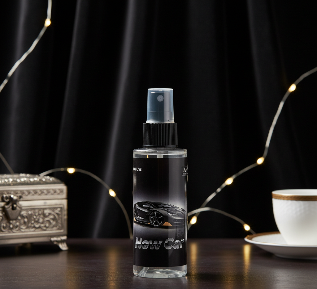 PARFUM D’AMBIANCE AUTO EN SPRAY – Fraîcheur longue durée et senteur gourmande MasCar