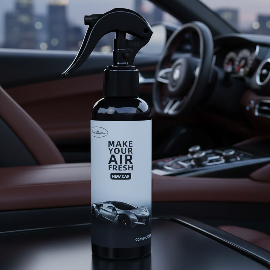 SPRAY PARFUMÉ 150ML POUR VOITURE ET MAISON – Fraîcheur longue durée MasCar