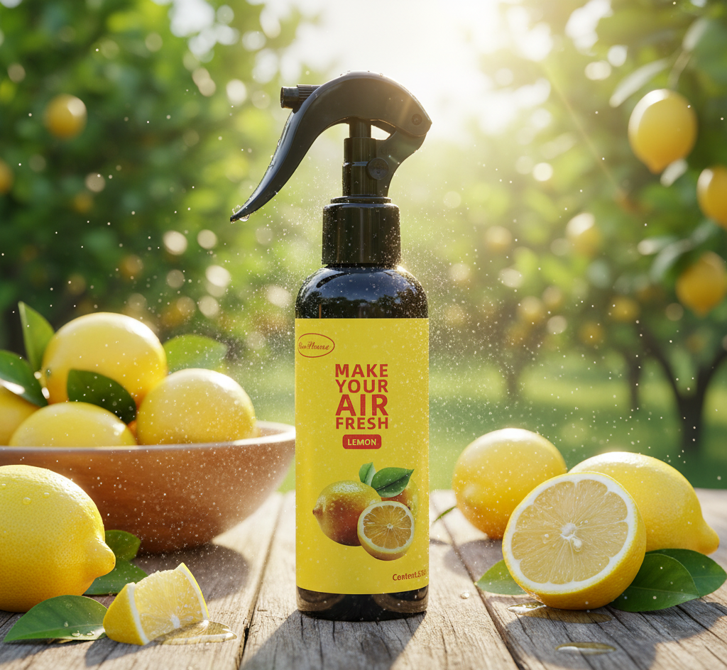 SPRAY PARFUMÉ 150ML POUR VOITURE ET MAISON – Fraîcheur longue durée MasCar