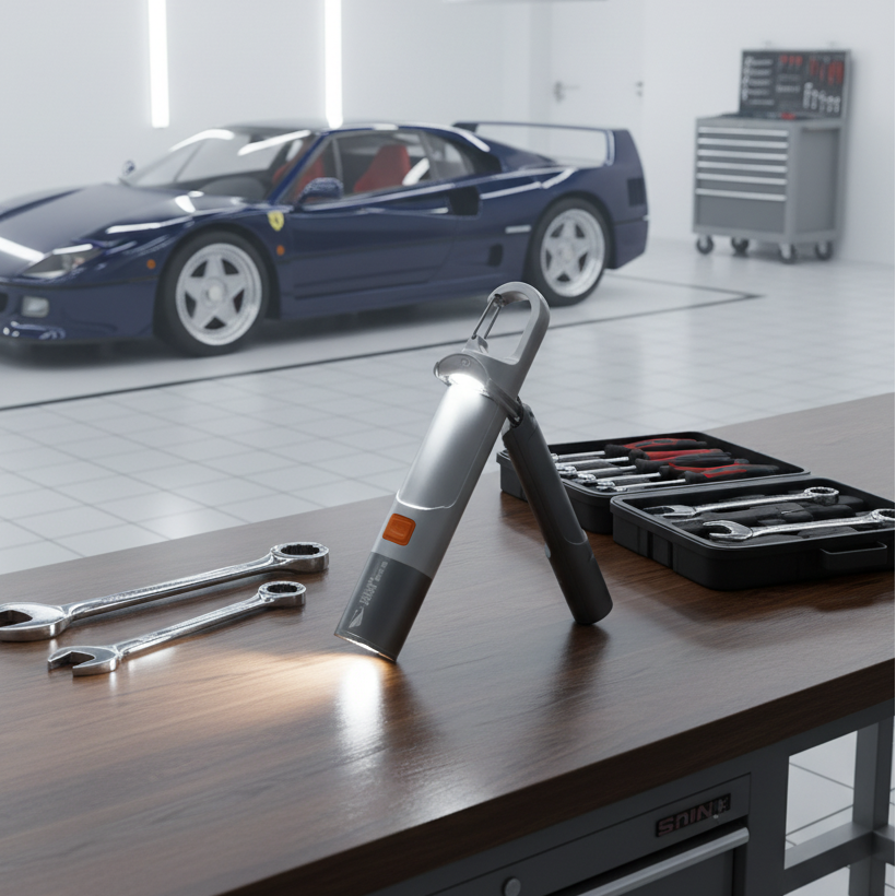 LAMPE TORCHE LED ULTRA PUISSANTE – Etanche, rechargeable et à faisceau réglable MasCar