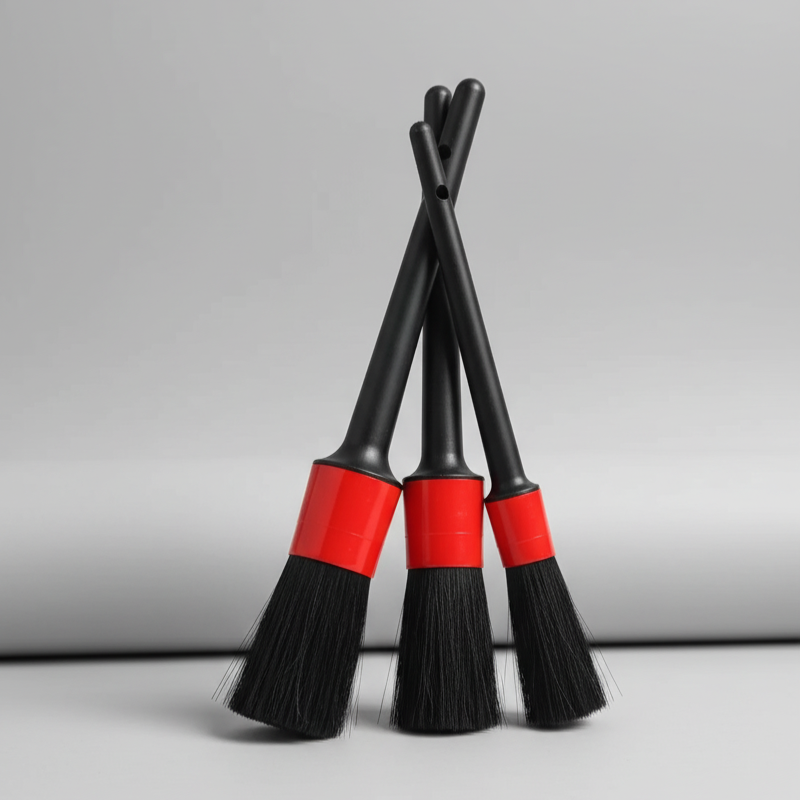 SET DE PINCEAUX DETAILING – Nettoyage de précision intérieur & extérieur MasCar