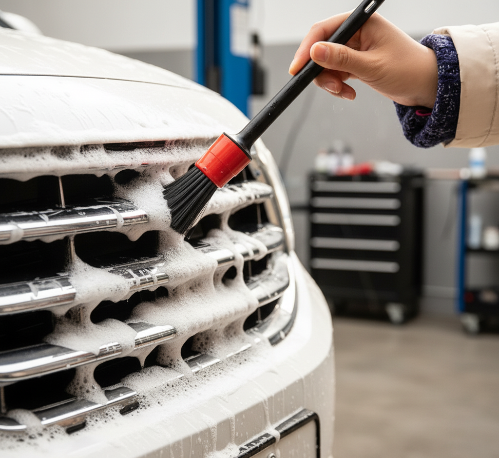 SET DE PINCEAUX DETAILING – Nettoyage de précision intérieur & extérieur MasCar