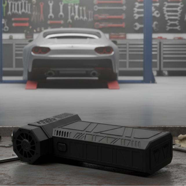 SOUFFLEUR D’AIR ÉLECTRIQUE – 130 000 RPM, 4 vitesses réglables MasCar