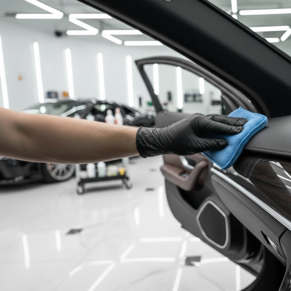 ÉPONGE DOUBLE FACE – Nettoyage intérieur automobile sans rayures MasCar