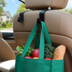 CROCHETS DE SIÈGE VOITURE – 4 crochets universels pour un rangement optimal MasCar