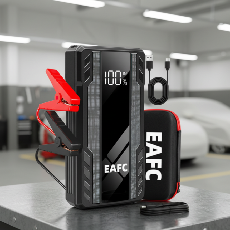 BOOSTER DE DÉMARRAGE 1000A – batterie d’urgence et power bank compact pour véhicules 12V MasCar