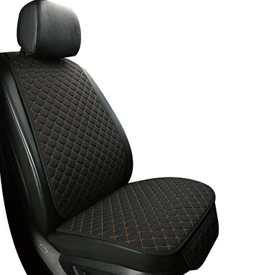 Universal Car Seat Cover Protector Linen Front Rear Back Flax Summer Cushion Pad Mat Sedan Suv Pick-up Car Interior Accessories MasCar