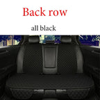 Universal Car Seat Cover Protector Linen Front Rear Back Flax Summer Cushion Pad Mat Sedan Suv Pick-up Car Interior Accessories MasCar