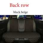 Universal Car Seat Cover Protector Linen Front Rear Back Flax Summer Cushion Pad Mat Sedan Suv Pick-up Car Interior Accessories MasCar