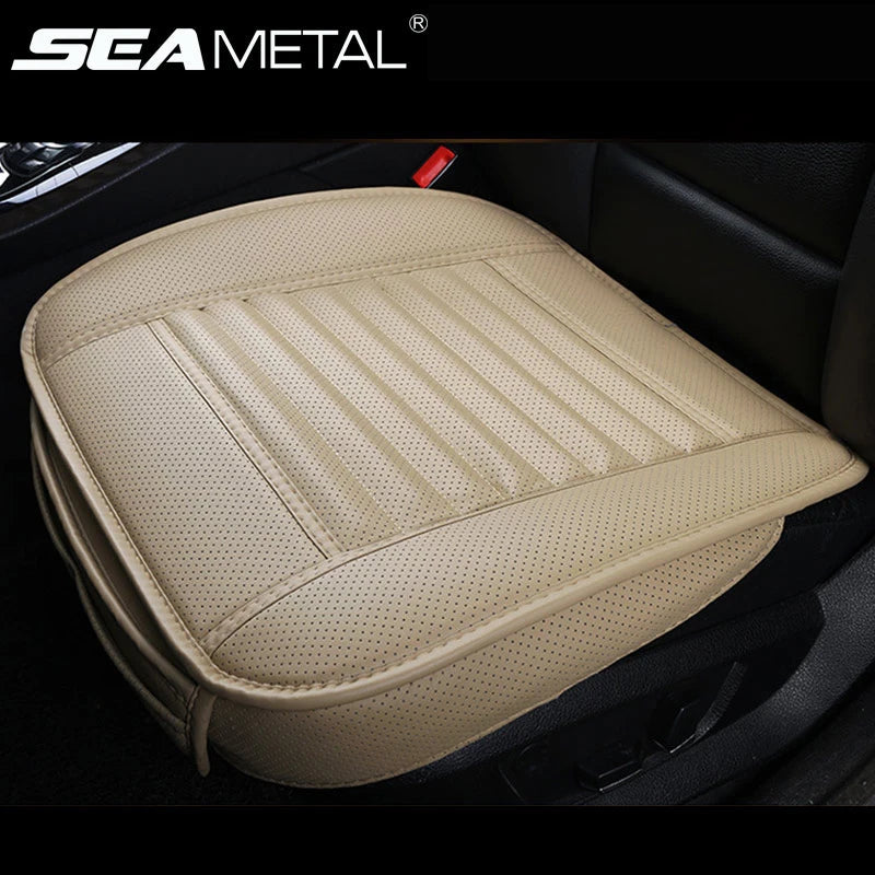 Universal Leather Car Seat Covers interior Automobiles Seats Cover Mats Auto Seat-Cover Cushion Protector Chair Pads Accessories MasCar