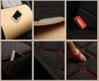 Universal Car Seat Cover Protector Linen Front Rear Back Flax Summer Cushion Pad Mat Sedan Suv Pick-up Car Interior Accessories MasCar