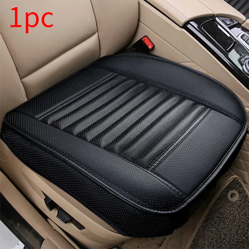 Universal Leather Car Seat Covers interior Automobiles Seats Cover Mats Auto Seat-Cover Cushion Protector Chair Pads Accessories MasCar