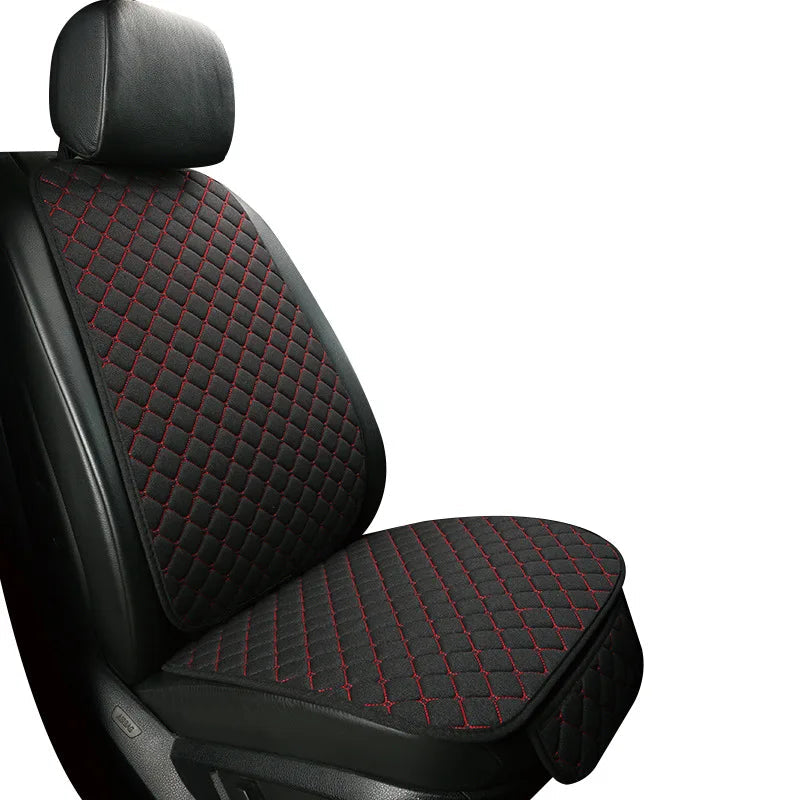 Universal Car Seat Cover Protector Linen Front Rear Back Flax Summer Cushion Pad Mat Sedan Suv Pick-up Car Interior Accessories MasCar