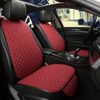 Universal Car Seat Cover Protector Linen Front Rear Back Flax Summer Cushion Pad Mat Sedan Suv Pick-up Car Interior Accessories MasCar