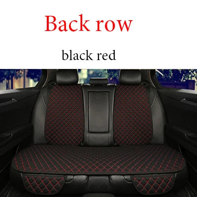 Universal Car Seat Cover Protector Linen Front Rear Back Flax Summer Cushion Pad Mat Sedan Suv Pick-up Car Interior Accessories MasCar