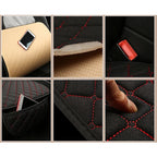 Universal Car Seat Cover Protector Linen Front Rear Back Flax Summer Cushion Pad Mat Sedan Suv Pick-up Car Interior Accessories MasCar