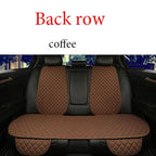 Universal Car Seat Cover Protector Linen Front Rear Back Flax Summer Cushion Pad Mat Sedan Suv Pick-up Car Interior Accessories MasCar