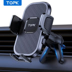 TOPK Car Phone Holder Gravity Stand for iPhone Xiaomi Samsung Car Mobile Support for Dashboard Windshield Air Vent Phone Mount MasCar
