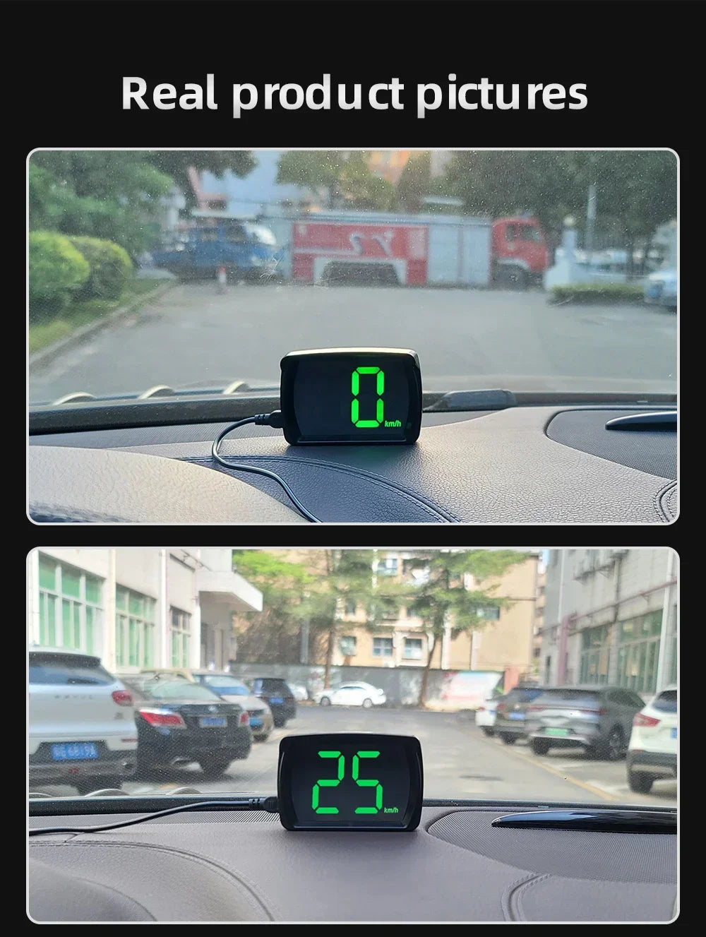 Y03 Digital GPS Speedometer Universal GPS Head up Display HUD Big Font KMH Reminder Meter Car Electronic Displayer Plug and Play MasCar