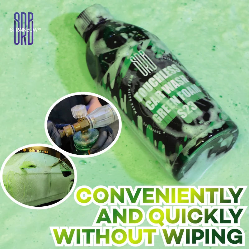 Green Foaming Car Wash Soap (Works with Foam Cannons and Guns or Bucket Washes) Safe for Cars, Trucks, Motorcycles, RVs & More. MasCar