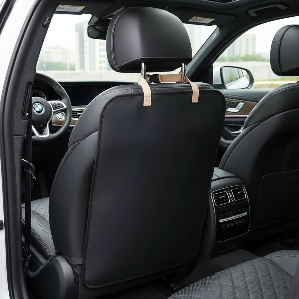 1/2pcs Car Seat Back Kick Protectors Polyester Automotive Seat Covers, Protection from Dirt, Mud, Fit for Most Vehicles MasCar