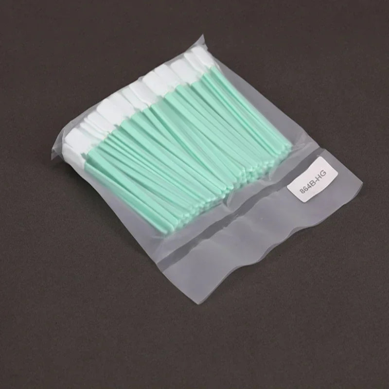 50PCS Cleaning Sponge Cloth Swabs Polyester Fibre Single Side Double Layer Cloth Swabs Car Cleaning and Maintenance Tools MasCar