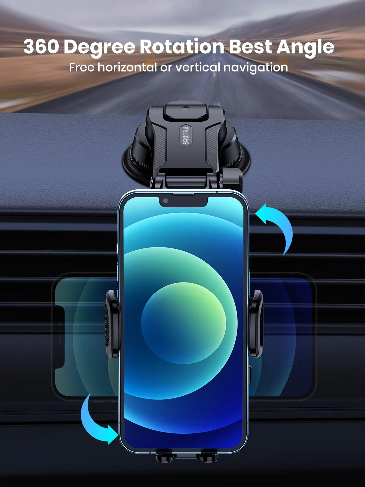 TOPK Car Phone Holder Gravity Stand for iPhone Xiaomi Samsung Car Mobile Support for Dashboard Windshield Air Vent Phone Mount MasCar