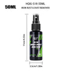 HGKJ Car Paint & Wheel Iron Particles Powder Cleaning Super Rust Dust Remover Spray Metal Surface Defender Auto Rim Cleaner MasCar