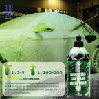 Green Foaming Car Wash Soap (Works with Foam Cannons and Guns or Bucket Washes) Safe for Cars, Trucks, Motorcycles, RVs & More. MasCar