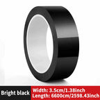 Car -modified color film, High brightness black carbon fibrous PET car interior and exterior sticker, body mid -net modification MasCar