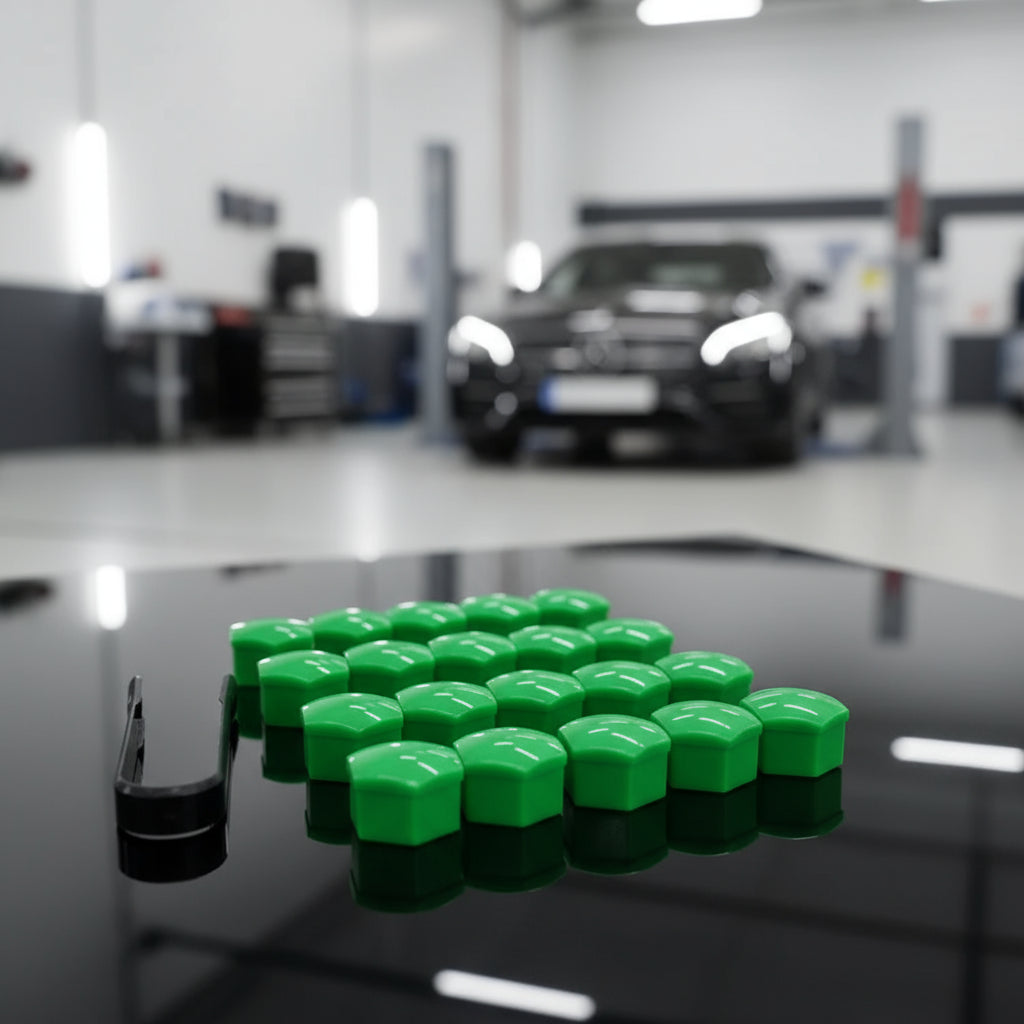 20 Pcs Car Wheel Nut Caps Protection Anti-Rust Auto Hub Car Tire Screw Caps Nut Bolt Covers Caps Exterior Decoration 17/19/21 mm MasCar