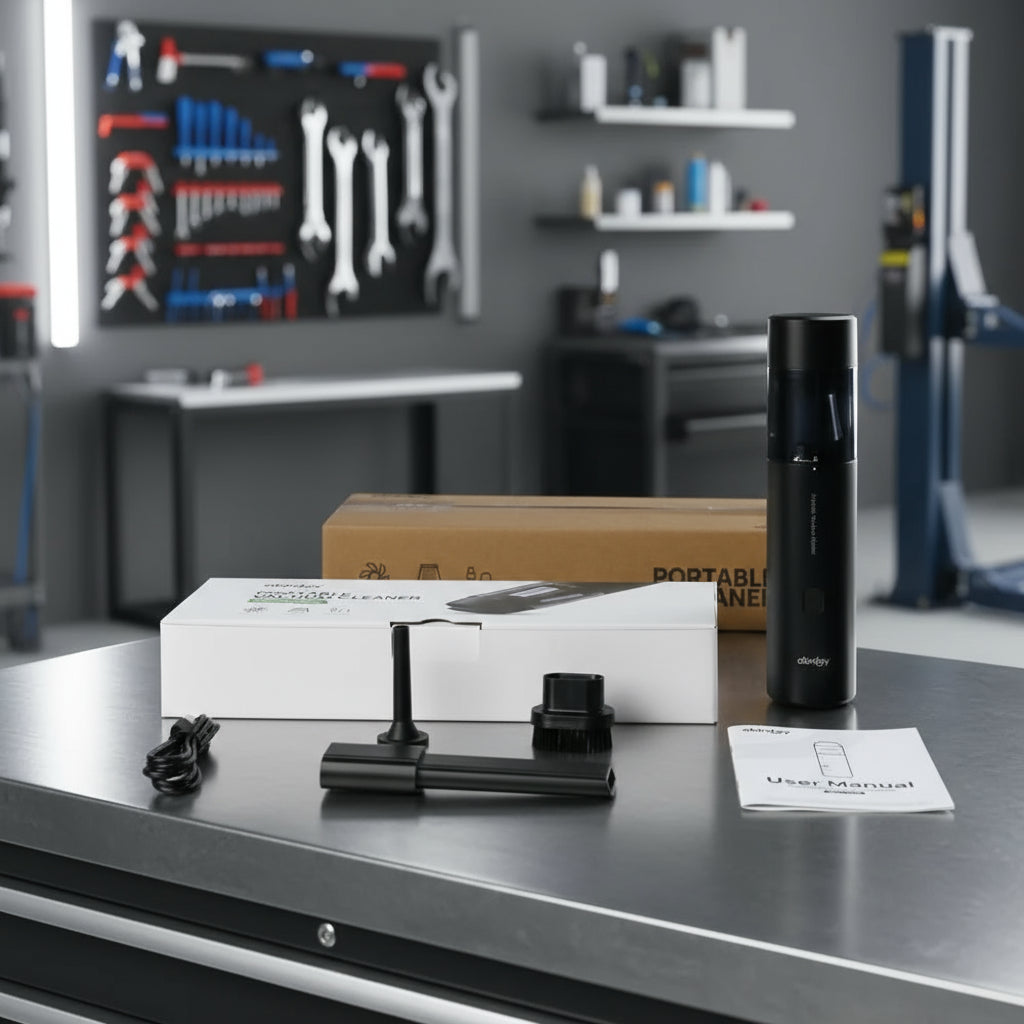 ABIRDAY Cordless Handheld Vacuum Cleaner for Laptop & Car,Portable & Multifunctional,USB Rechargeable,Strong Suction,Brushless MasCar