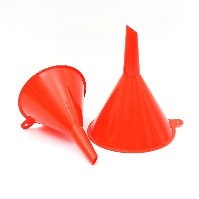 4pcs Car Plastic Funnels Refueling Funnels Tools Oil Filling Equipment Car Motorcycle Refuel Filling Small Funnel MasCar