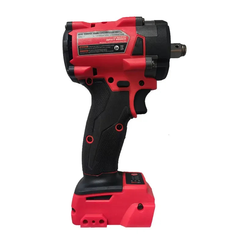Brushless Impac Wrench 500N.m Electric Driver 1/2" Repair Cordless Screwdriver 4 Gears Power Tools for Milwaukee 18V Battery MasCar