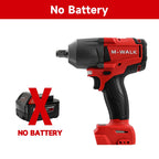 M-WALK Tool 1300N.M Brushless Impact Wrench Cordless Electric Wrench 1/2 in Screwdriver Power Tool For Milwaukee 18V Battery Pin MasCar