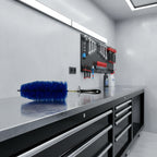 Car Wheel Multifunction Cleaning Brush Long Soft Handle Rim Hub Microfiber Brush Tire Detail Brush Auto Motorcycle Washing Tool MasCar