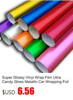 3/5/7/10CM Glossy Black Vinyl Stripes Chrome Delete Vinyl Window Trim Film For Car Interior Hood Roof Pillar MasCar