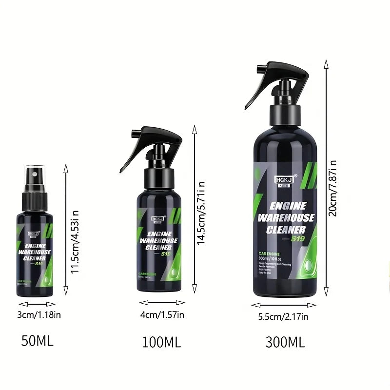 Engine Bay Cleaner Engine Shine Protector Detailer Decontamination Deep Degreasing Compartment Heavy Oil Dust Car Cleaning Tool MasCar