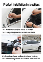 Car -modified color film, High brightness black carbon fibrous PET car interior and exterior sticker, body mid -net modification MasCar